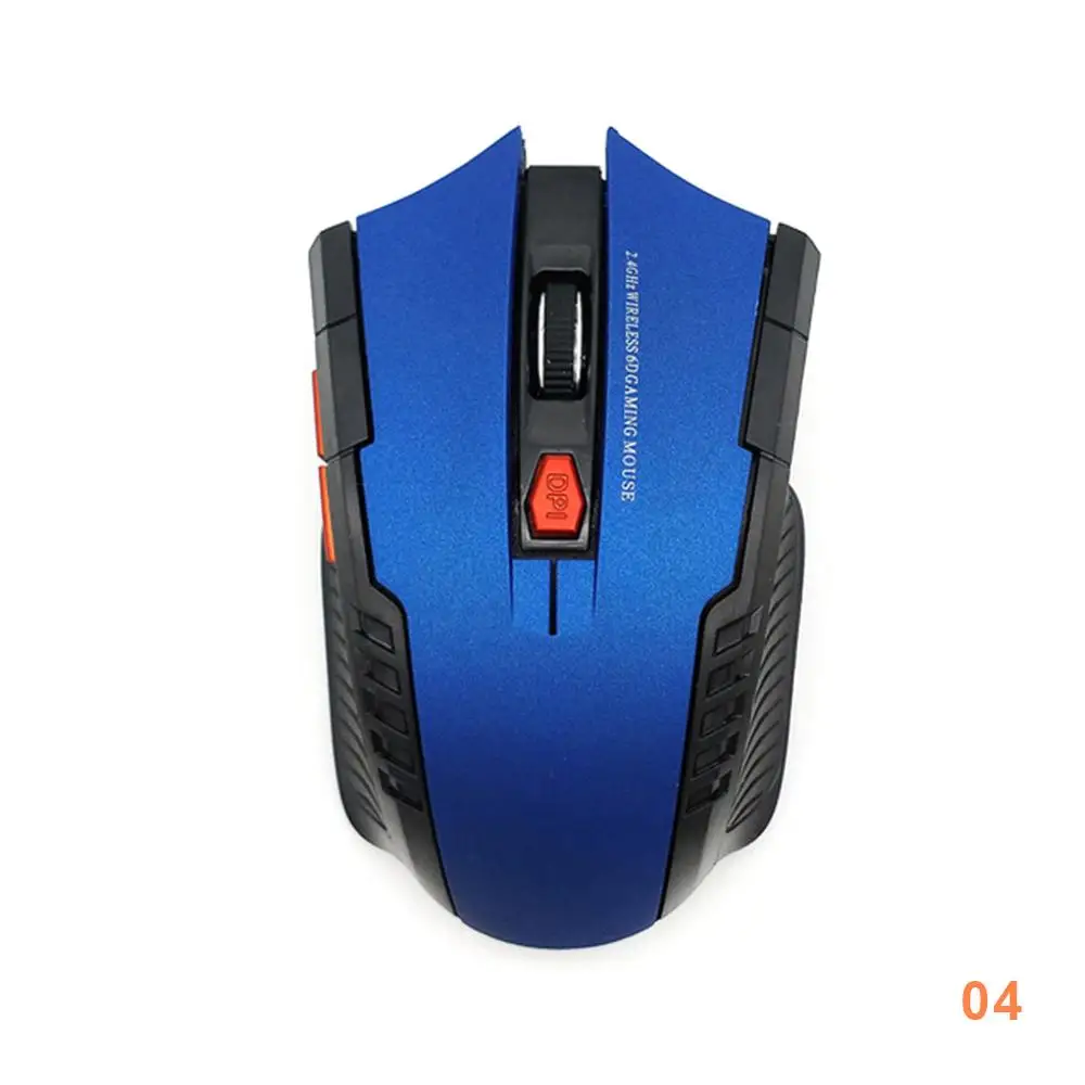 cool gaming mouse 2000DPI 2.4GHz Wireless Optical Mouse Gamer Opto-electronic Game Wireless Mice with USB Receiver for PC Gaming Laptops types of computer mouse Mice