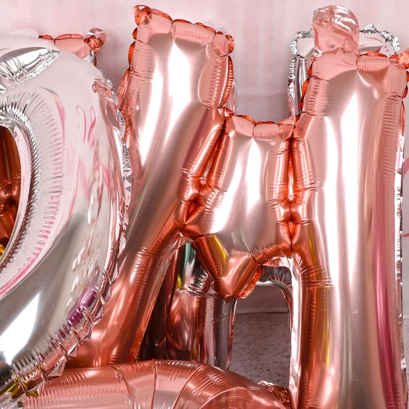 Розовые, золотые, серебряные домашние воздушные шары с буквой Добро пожаловать обратно в домашнее мероприятие вечерние кусачки надувные воздушные шары украшения