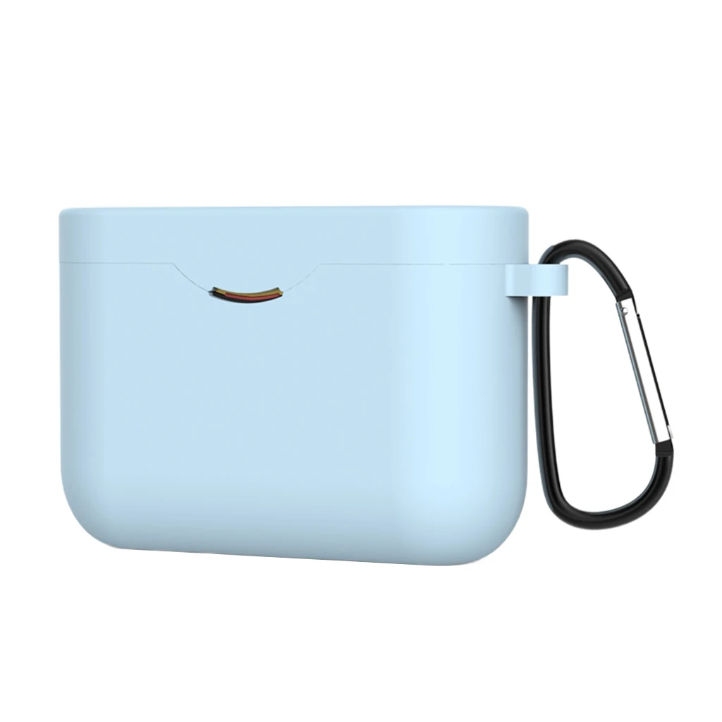 Silicone Carrying Protective Case Cover for Sony WF-1000XM3 Truly Wireless Earbuds Earphone Protector Case with Anti-lost hook