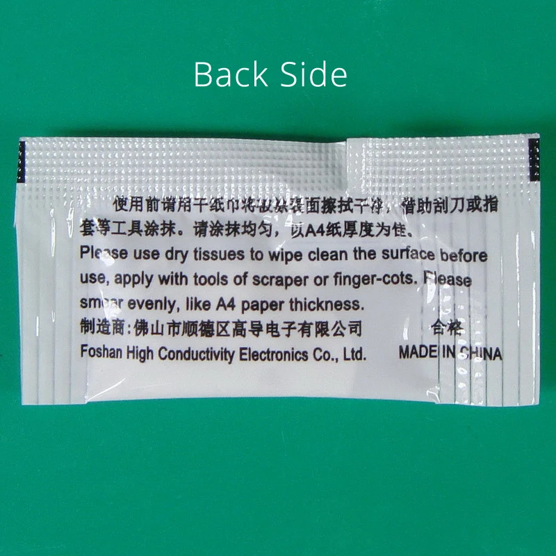 Thermal Grease Paste Compound Silicon Glue use for LED Light CPU Heat Sink Processor Cooling And all electronic products 5pcs