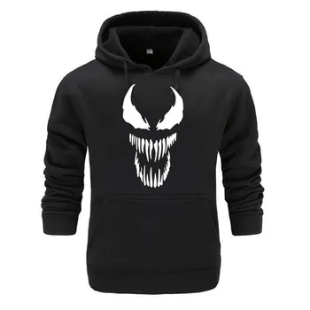 

vogue Venom Hoodies Men Women Sweatshirts Cool Spider-man Printed Hoodie Hip Hop Pullover Hooded Casual Streetwear Tops