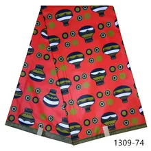 Африканская ткань Анкара Новое поступление африканская вощеная ткань принтом африканская ткань хлопок для платья 6 ярдов 1309