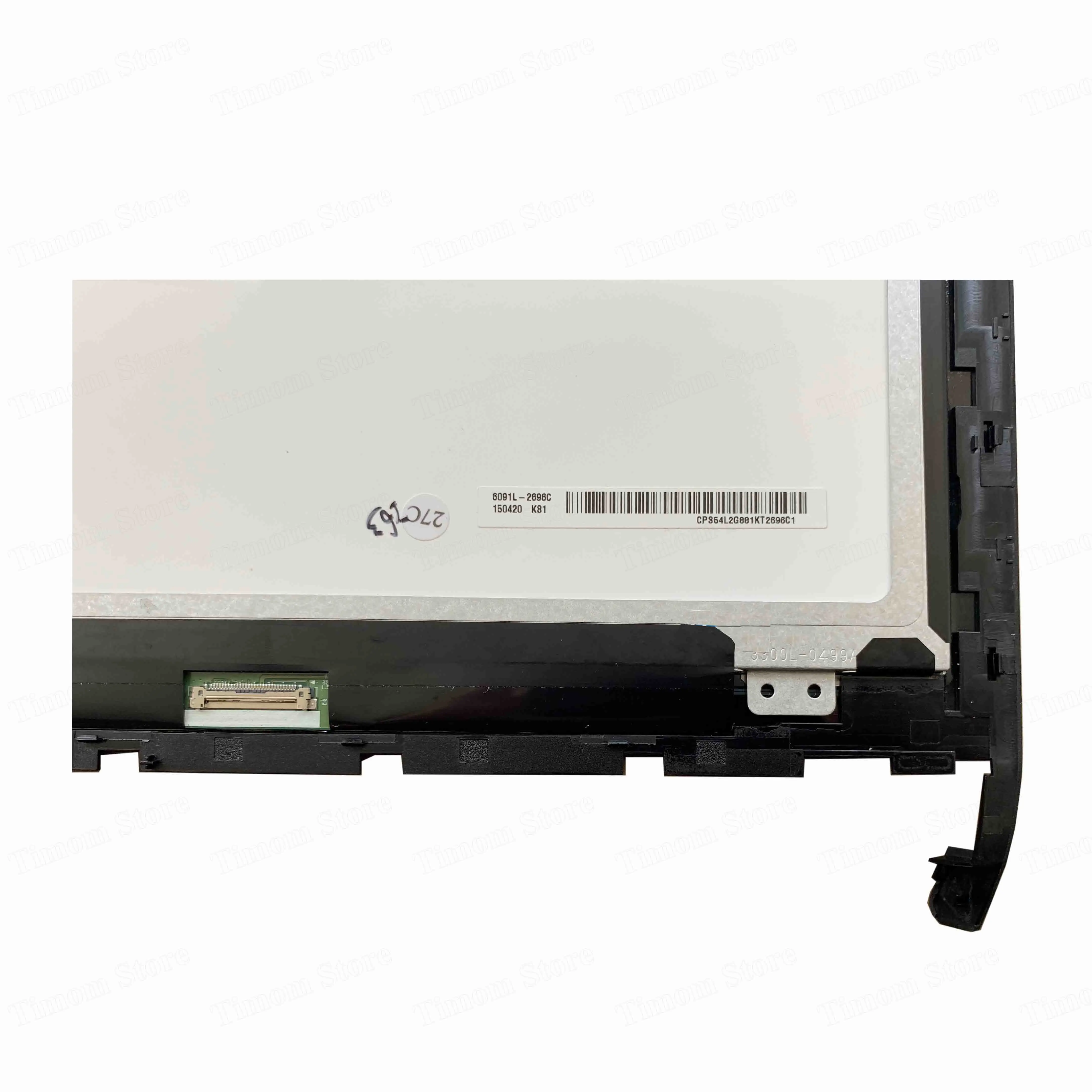 Для ноутбука Lenovo Edge 15 80H1 80K9 Flex 2 Pro 80FL 80K8 с сенсорным ЖК экраном и рамкой 1920*1080 IPS