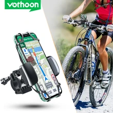 Vothoon Bicycle Phone Holder Universal Mobile Phone Holder Bike Handlebar GPS Motorcycle Bracket Stand For iPhone 12 Pro Samsung
