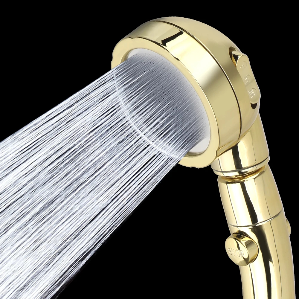 

NICEYARD 360 Degrees Rotating Shower Head 3 Modes Shower Head with Water Control Button High Pressure Saving Water Shower Head