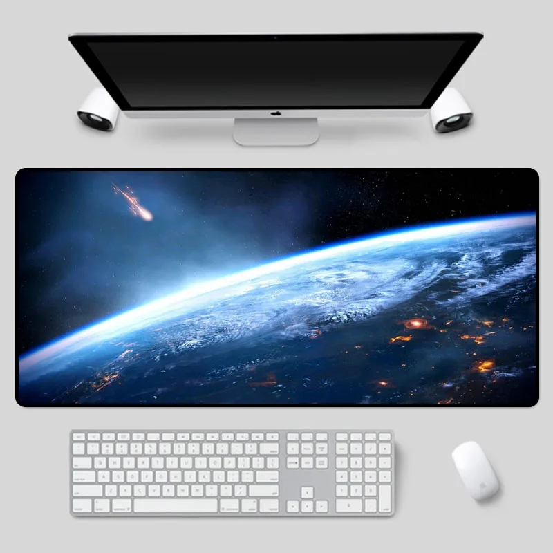 

XGZ Large size outer space landscape pattern keyboard pad universe series table pad multi-size selection mouse pad