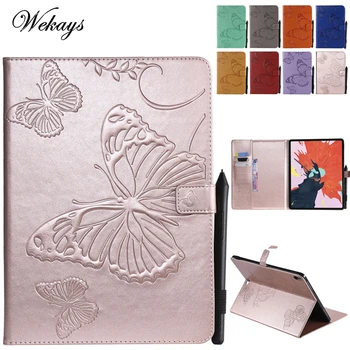 

Wekays For Apple Ipad Pro 12.9" 2018 Cartoon Butterfly Leather Fundas Case For Coque Apple Ipad Pro 12.9 inch 2018 Cover Cases
