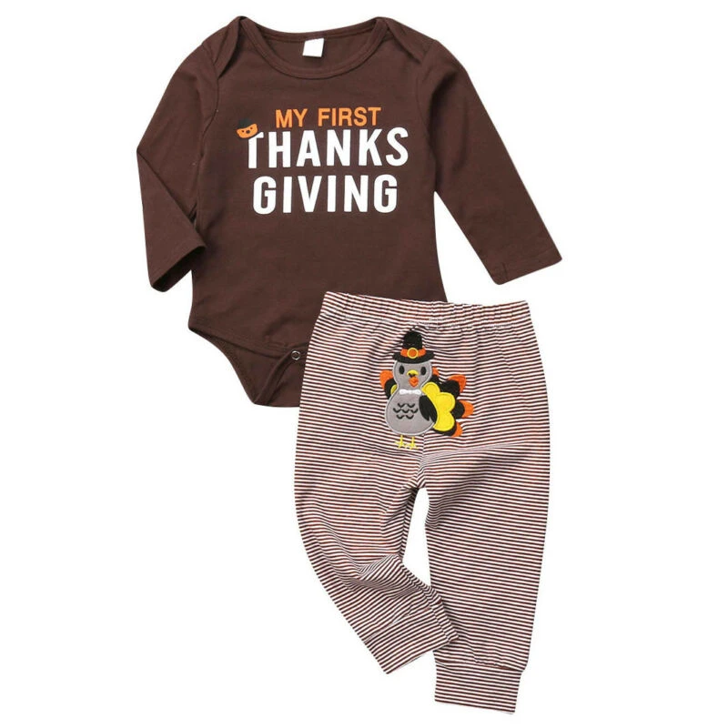 Thanksgiving outfits for baby boy Clearance
