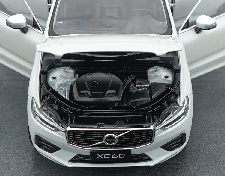 Оригинальная Заводская 1:18, новинка XC60, спортивная версия, белый сплав, металл, классические модели игрушек для подарка, коллекция