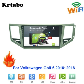 

Car radio Android multimedia player For Volkswagen Golf 6 2016~2018 Car touch screen GPS Navigation Support Carplay Bluetooth