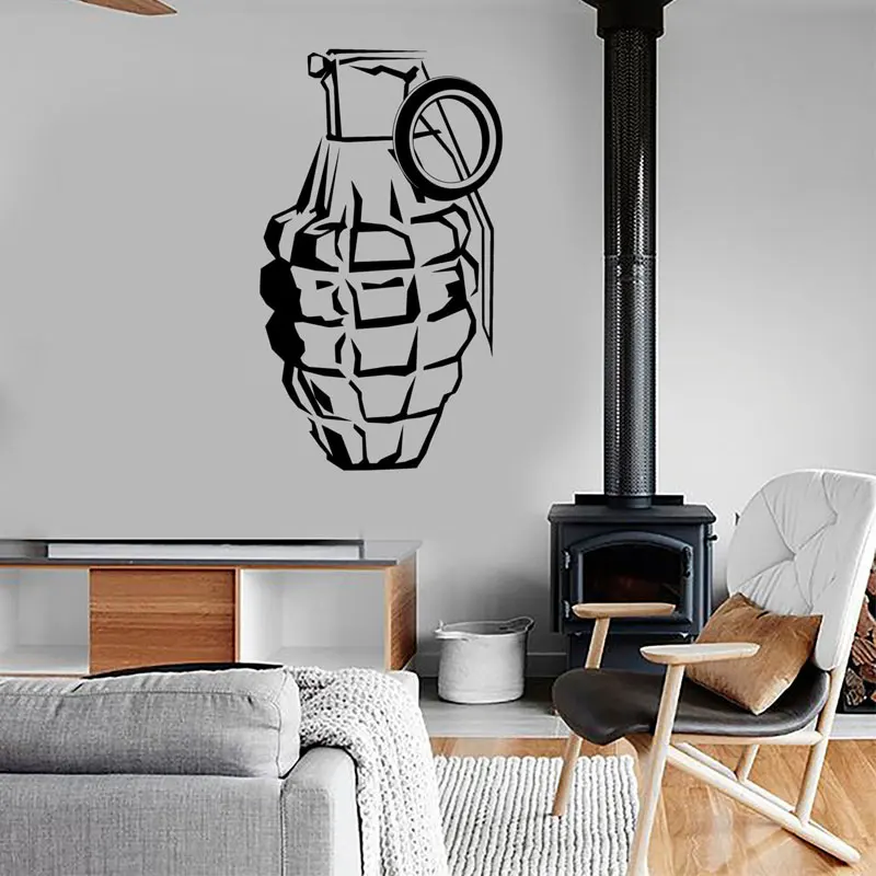 

Force War Soldier Arms Wall Sticker Vinyl Home Decor Room Interior Design Decals Kids Room Teens Bedroom Murals Removable A275