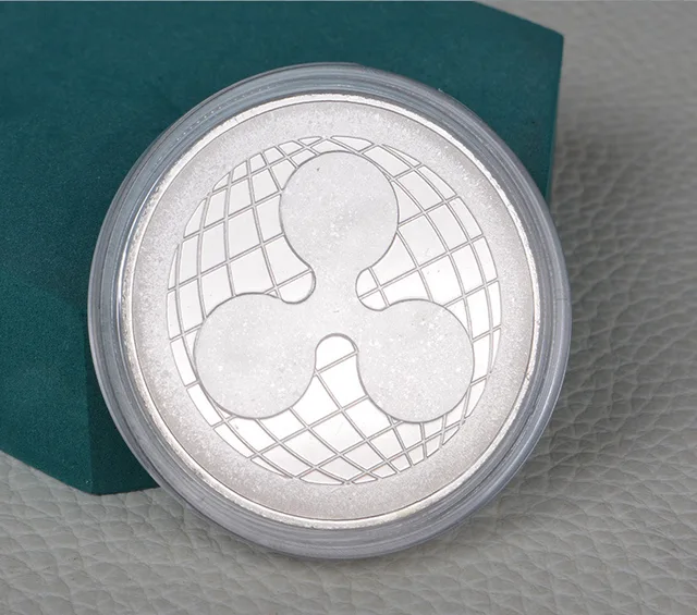 BITCoin Art Collection Gold Plated Physical Bitcoins Bitcoin BTC with Case Gift Physical Metal Antique Imitation Silver Coins style 8