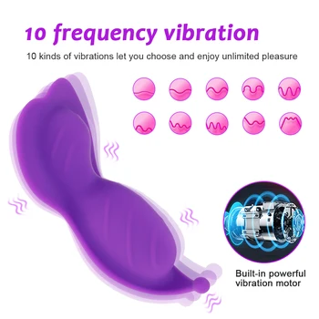 Wearable Butterfly G Spot Vibrator Bluetooth APP Remote Control Invisible Panties Vibrators for Women Clit Stimulator Sex Toys 2