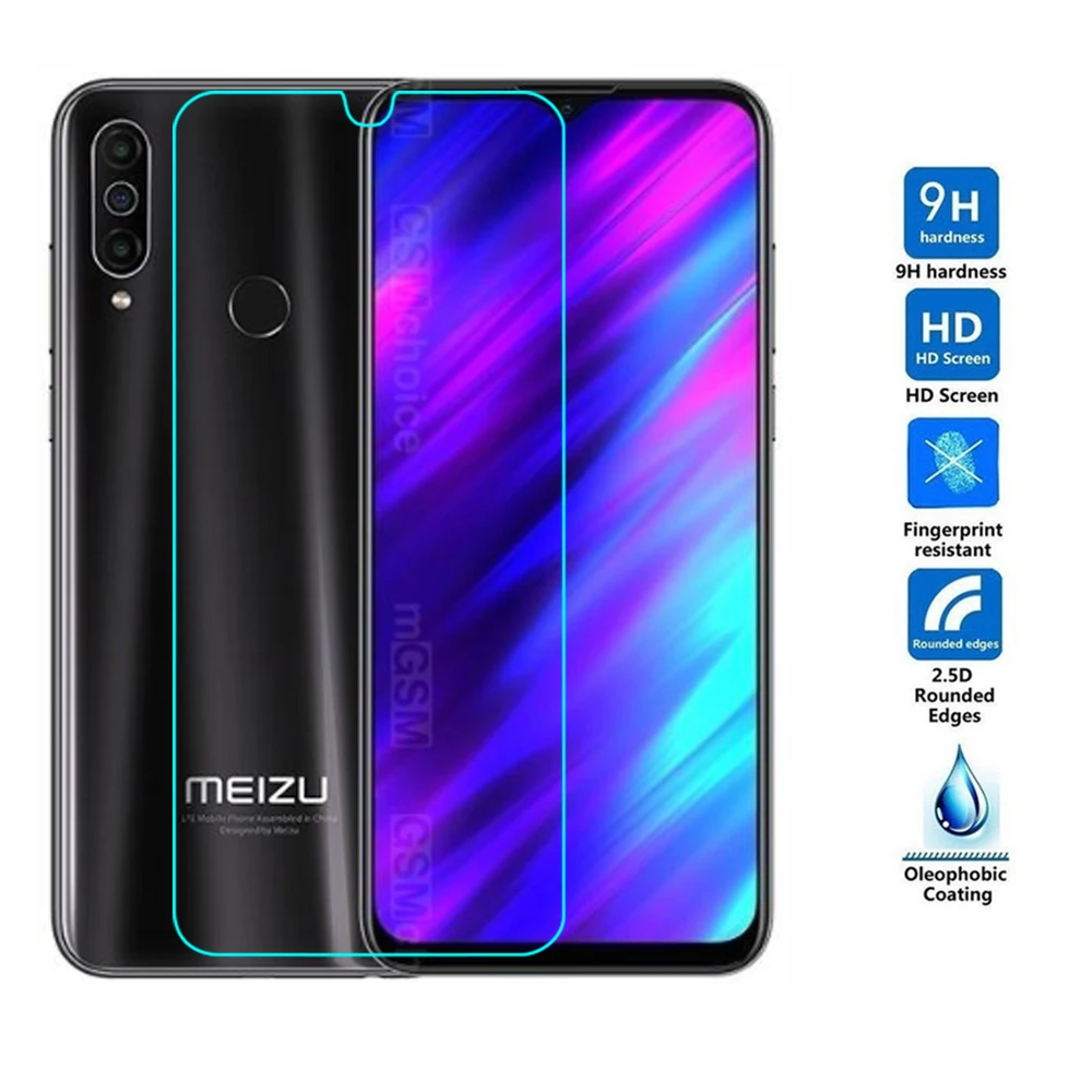 

For Meizu M10 Tempered Glass Screen Protector Scratch proof Smartphone LCD Film For Meizu M 10 Glass Cover Phone 6.5"
