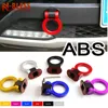 Car Styling Trailer Hooks Sticker Decoration Car Auto Rear Front Trailer Simulation Racing Ring Vehicle Towing Hook ABS ► Photo 2/6