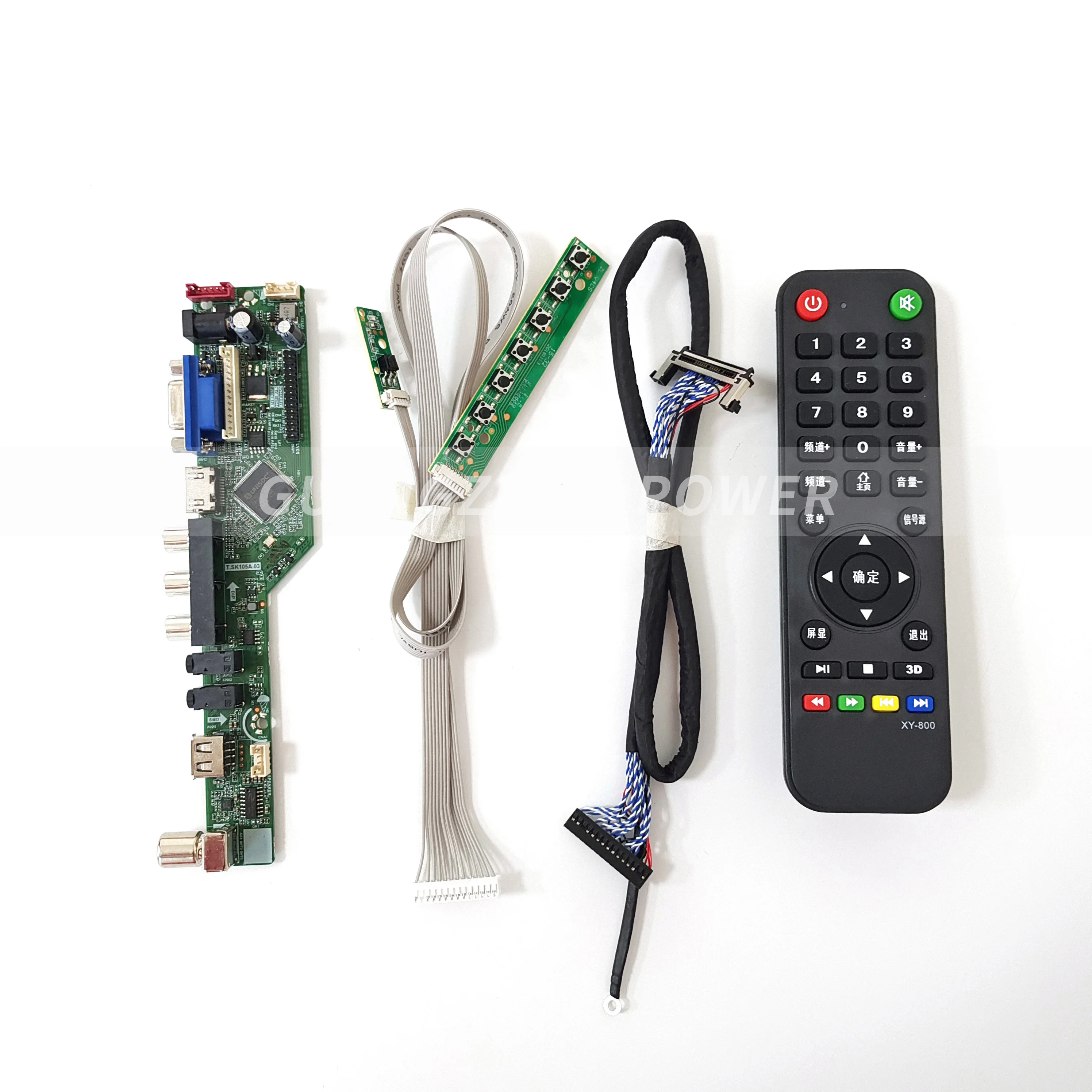 T.SK105A.03 Kit for LP171WP4 TLB1 LP171WP4(TL)(B1) TV+HDMI+VGA+AV+USB ...