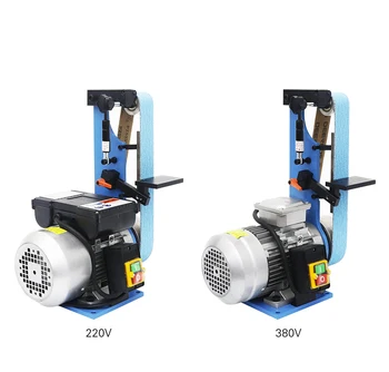 

1500W 0-2800RPM Small Desktop Multi-Function Polishing Grinding Machine Vertical Belt Sander Woodworking Sander Tool Sharpener