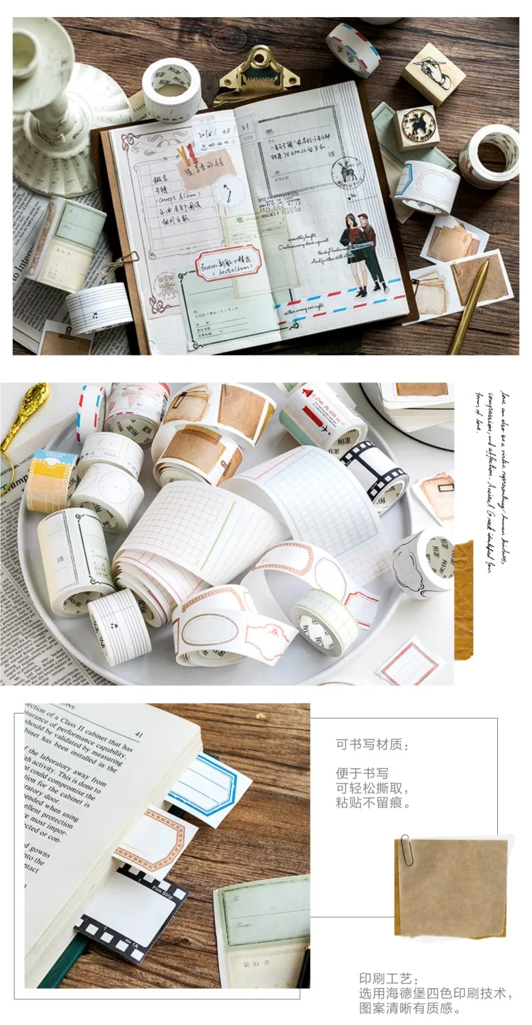1 шт. васи ленты Handy Note Tab маскирующие декоративные ленты клейкая лента DIY Бумага Скрапбукинг наклейки Размер 5 м