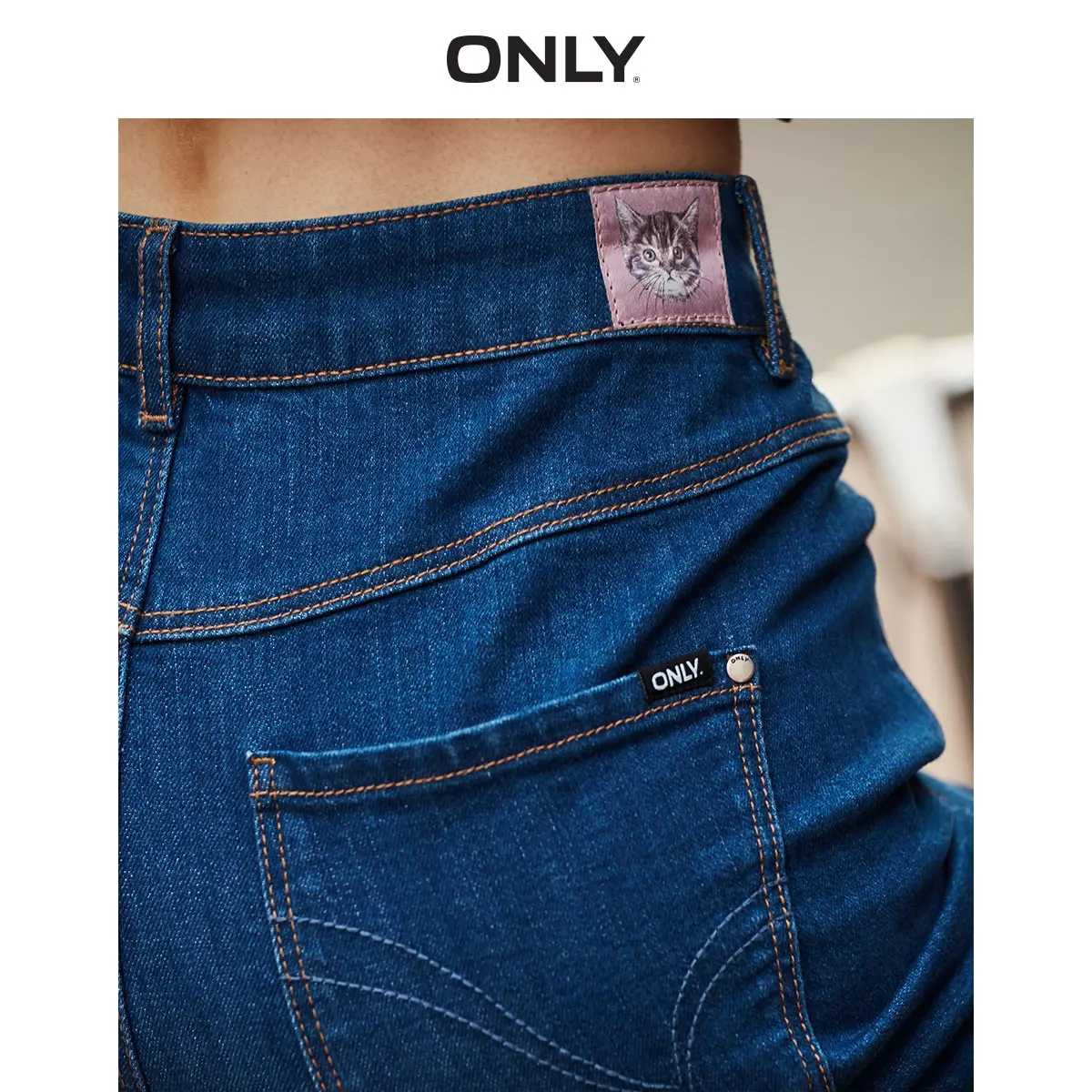 ONLY summer new high waist tight skinny cropped jeans | 119149653 ONLY summer new high waist tight skinny cropped jeans | 119149653