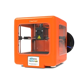 

EasyThreed ET-4000A Silent 3D Printer With Print Size 90 X 110 X 110mm For Kids Gifts 2020 New Arrival - Orange US EU Plug