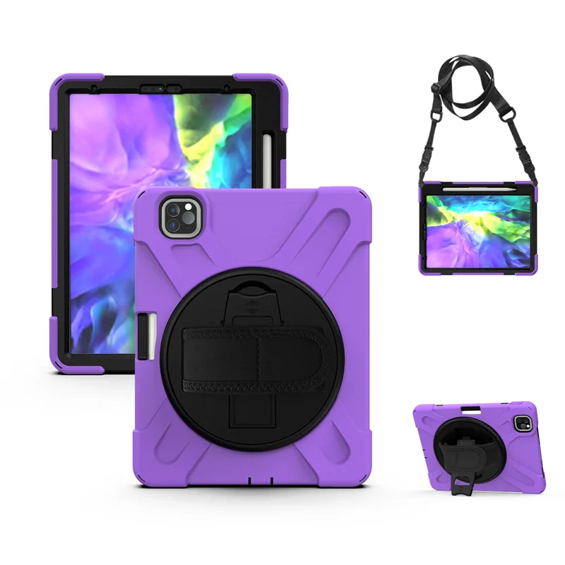 

New Pen Slot Anti-drop Cover for IPad Pro 2020PC Rotating Bracket Tablet Protective Shell for IPad 11 Inch Accessories
