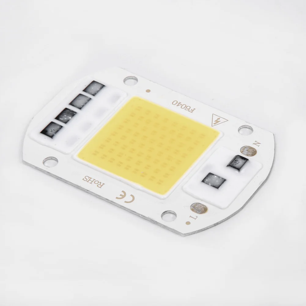 20 Вт/30 Вт/50 вт DIY светодиодный прожектор COB Чип 220V Вход интегрированный Smart IC драйвер