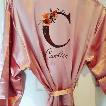 

Bridesmaid Robes, Bridal Robe, Personalized Robe, Bridal Party Robes, Satin Robes, Bride Robe, Getting Ready Robe, Wedding Robes