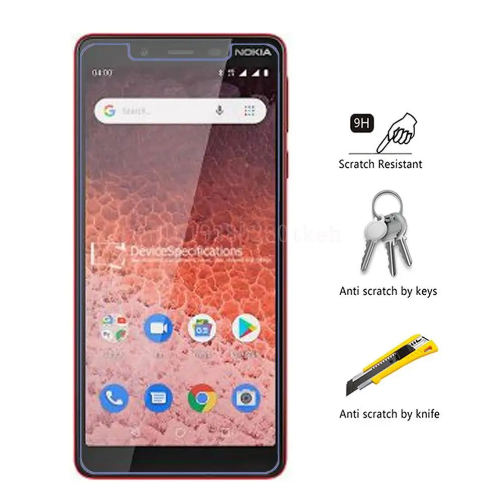 Защитная пленка для экрана Nokia 3 1 Plus закаленное стекло 2.5D 9 H телефона Plus|Защитные