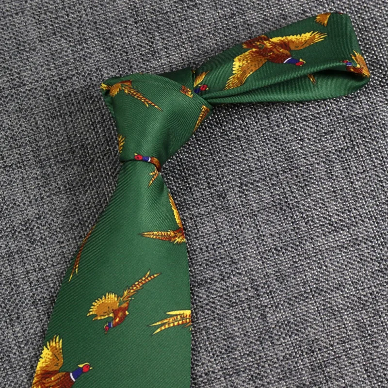 10 см мужской широкий галстук танец мультфильм музыка Птица узор тканый жаккард большой галстук плетение Corbatas Vestidos галстук шеи галстуки