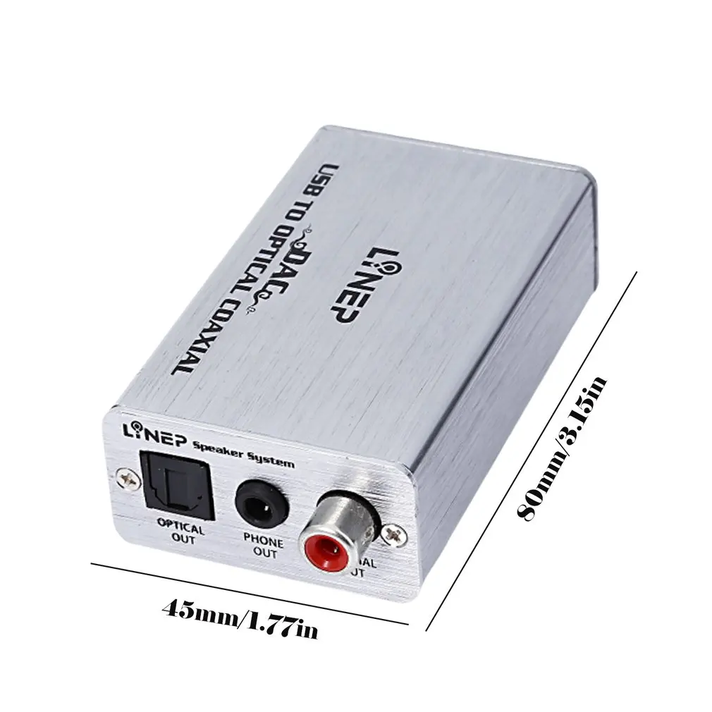 M303 декодер Профессиональный Usb внешняя звуковая карта Dac декодер волоконный коаксиальный цифровой выход Алюминиевый декодер