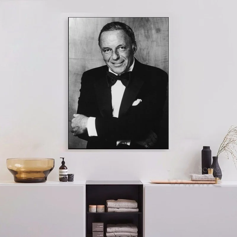 Frank Sinatra Шелковый плакат и печать стены искусства картина Картина домашний декор - Цвет: 1