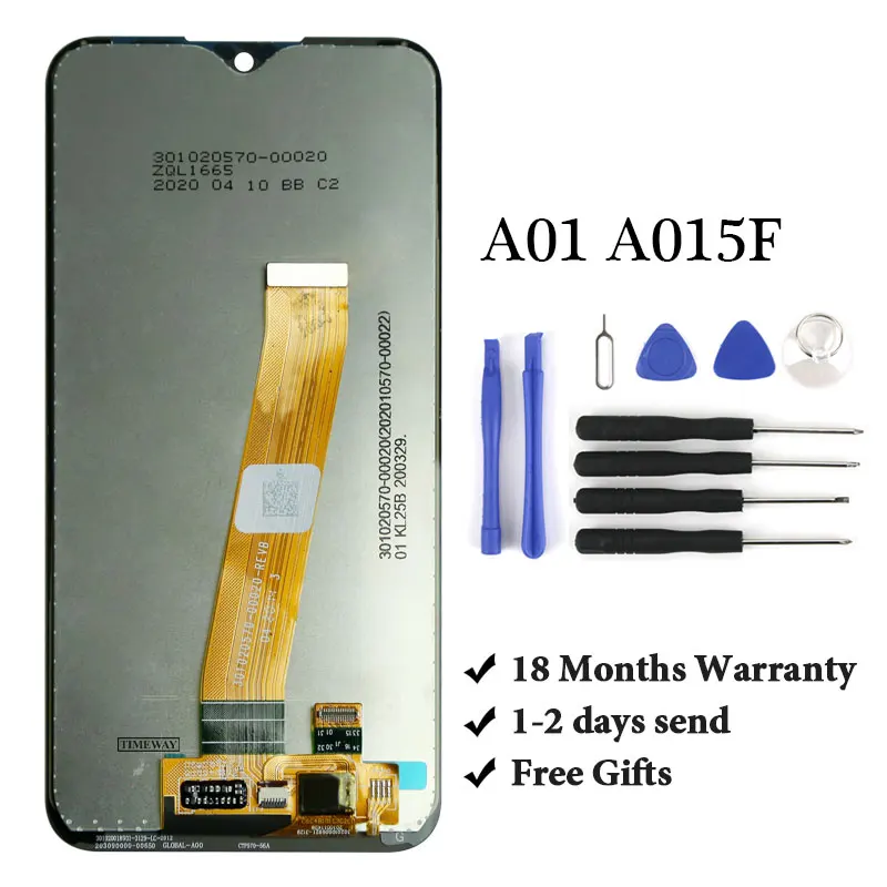 

100% teset For A01 A015 lcd display OEM good quality for mobile phone screen replacement digitizer screen assambly For A01 LCD