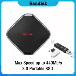 SanDisk Портативный внешний SSD 1 ТБ 500GB 440M внешний жесткий диск SSD USB 3,0 HD SSD жесткий диск 250GB твердотельный диск для ноутбука