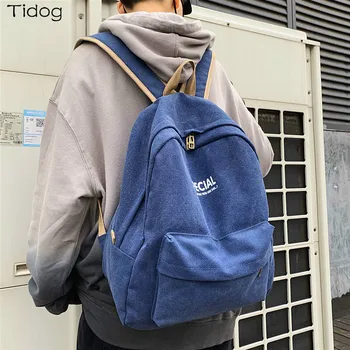 

Tidog Casual Korean-Style Canvas travel Fashion Backpack
