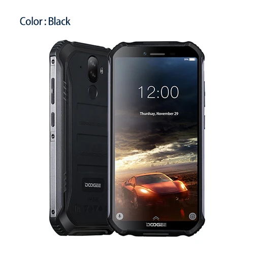 Standard DOOGEE S40 4 GNetwork прочный мобильный телефон 5,5 дюймов дисплей 4650 мАч MT6739 четырехъядерный 3 ГБ ОЗУ 32 Гб ПЗУ Android 9,0 8.0MP IP68/IP69K - Цвет: Standard