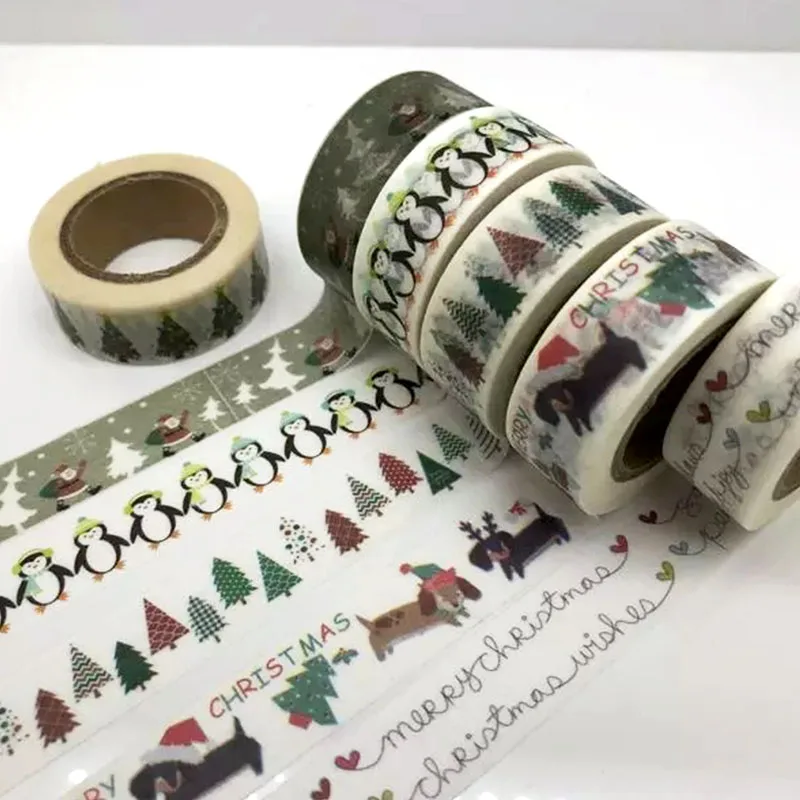 Декоративная лента jiataihe Washi Скотч для скрапбукинга бумажная Маскировочная