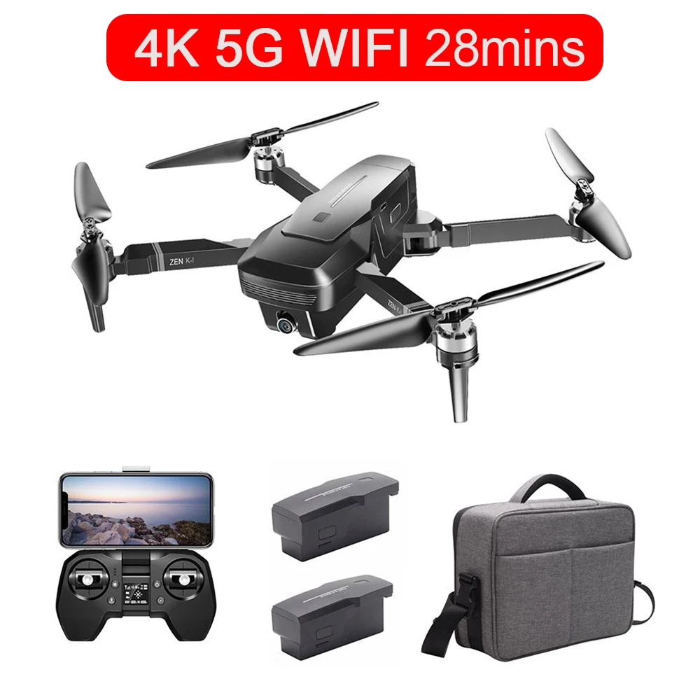 Дрон gps 4K 4K 5G Wifi FPV Бесщеточный двигатель полёт 28 минут 500 м дистанционное управление регулируемое расстояние камера зум складной Дрон