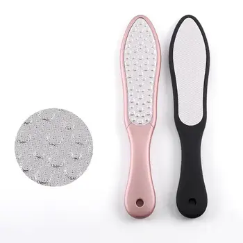 

1pc Pro Dual Sided Foot File Heel Grater For The Feet Pedicure Rasp Remover Luxury Stainless Steel Scrub Manicure Nail Tools