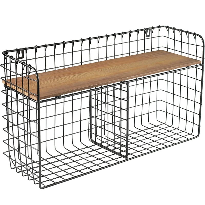 

Iron Double-Layer Rack Bedroom Bedside Kitchen Desktop Sundries Storage Shelf Free Punch