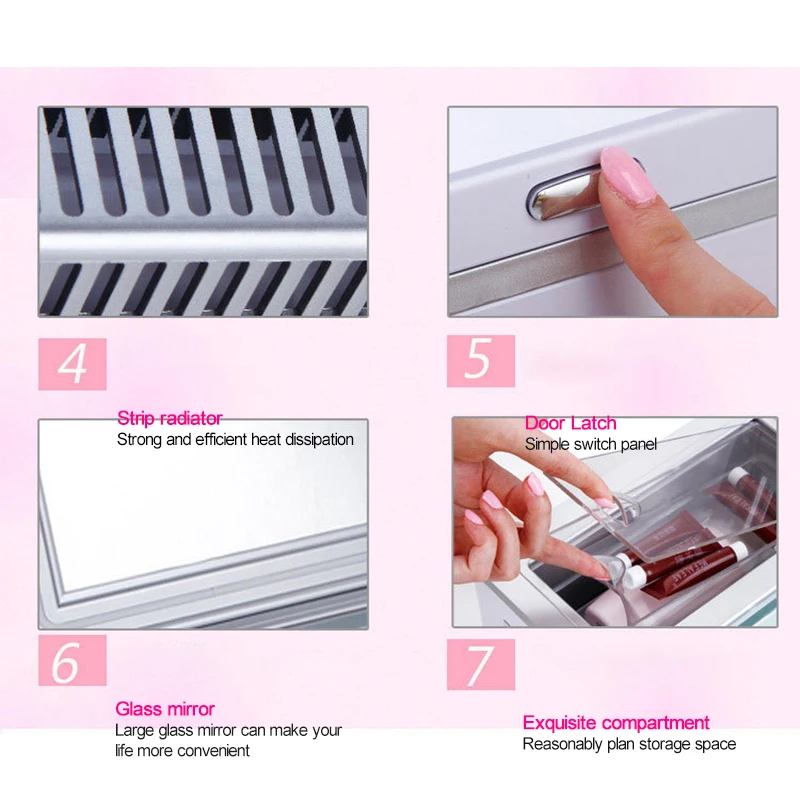 3L Cosmetic Refrigerator Vertical Refrigerator Small Cosmetic Medicine Mask