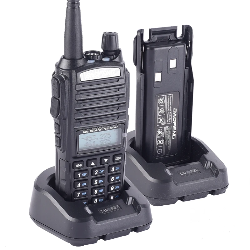 BaoFeng UV-82 рация Двухдиапазонная 136-174/400-520 МГц FM Ham двухстороннее радио УКВ УВЧ, охотничий трансивер, рация