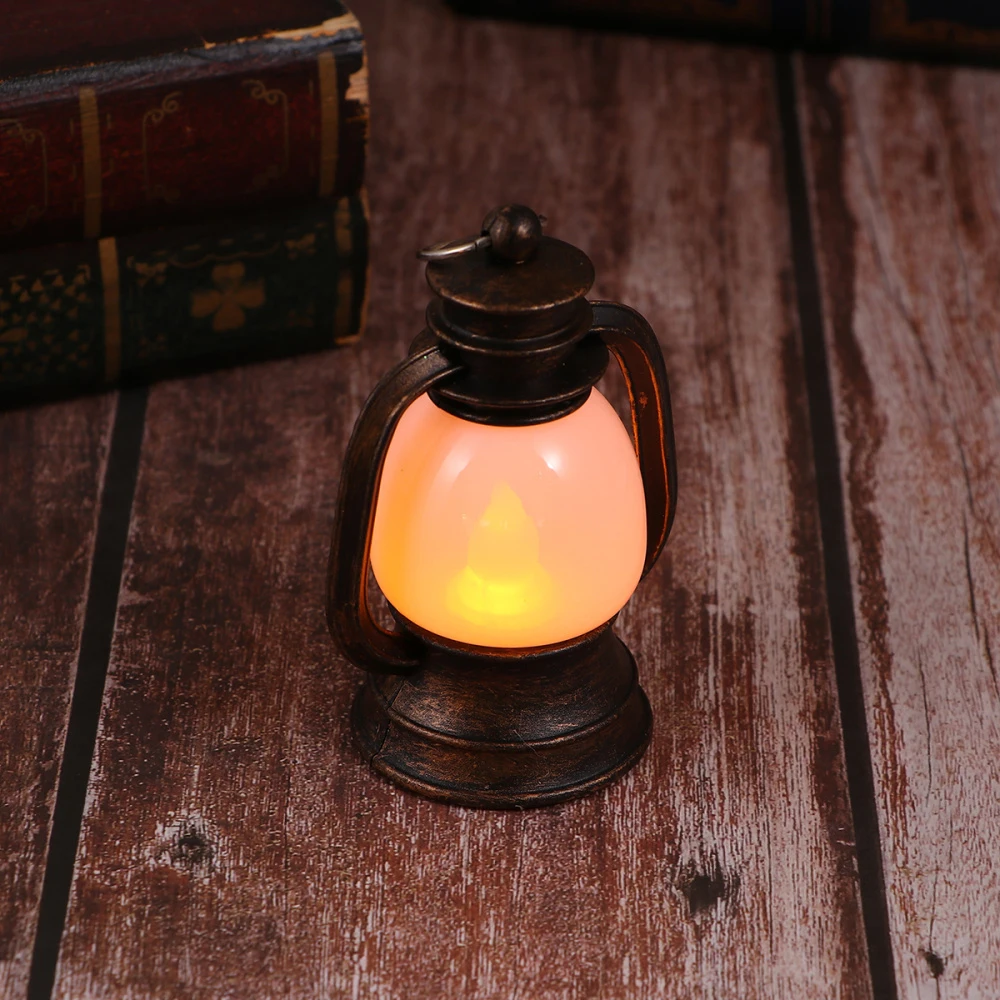 

LED Tent Lamp Camping Light Portable Lantern Mini Pony Emergency Lantern Retro Small Kerosene Lights For Hiking Outdoor Travel