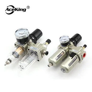 

Oil-water separator air compressor filter air source processor of pneumatic control valve to regulate pressure two pieces