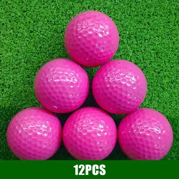 

12Pcs Indoor Outdoor Golf Beginner Practice Game Training Ball Sport Accessories