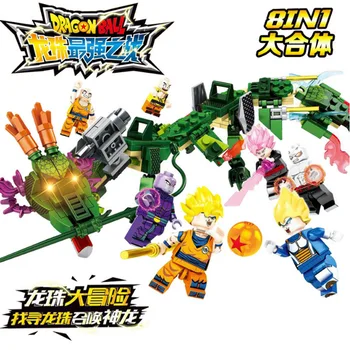 

lepining Sy1236 Dragon Ball Super 8 In 1 Summoned Shenlong Sun Wukong Vegeta Klinji Even Spelled Into The Building Blocks Toys