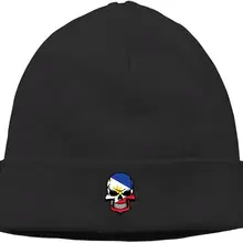 Мужская и женская шляпа-Кепка с черепом и флагом Филиппин