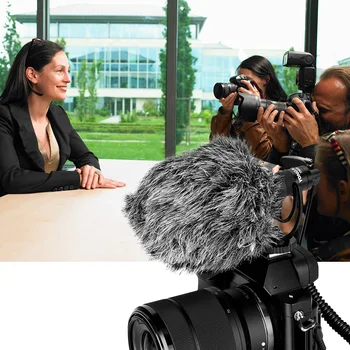 

YONGNUO MIC Cardioid Directional Video Microphone with Shock Mount 3.5mm TRS TRRS Cable for Smartphones Camera DSLR Computer