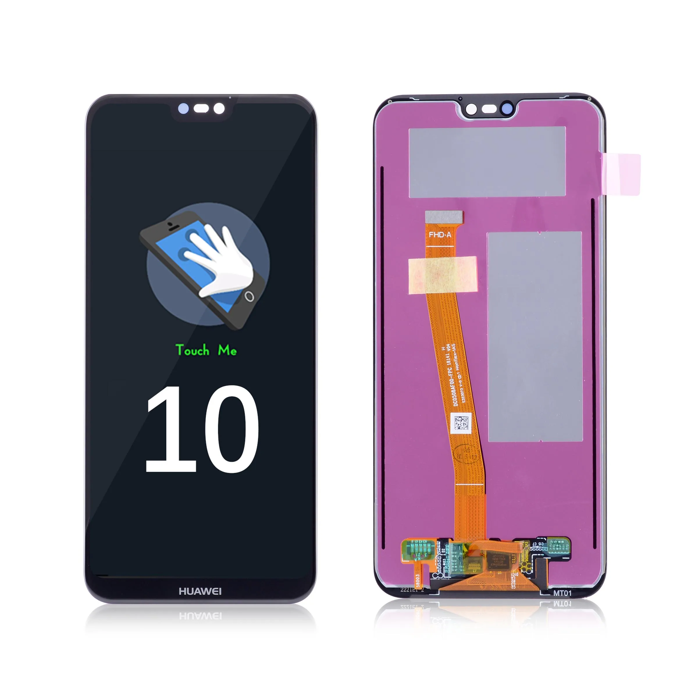 Цена Дисплей для HUAWEI P20 Lite lx1 lx1 Nova 3e LCD в сборе с тачскрином на рамке Оригинал 5.84 черный порошок синий золото