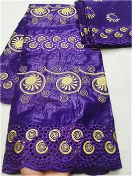 

Latest bazin riche brocade 2019 nouveau hot selling cotton basin riche brocade african dry lace nigerian gele headtie 5+2yards