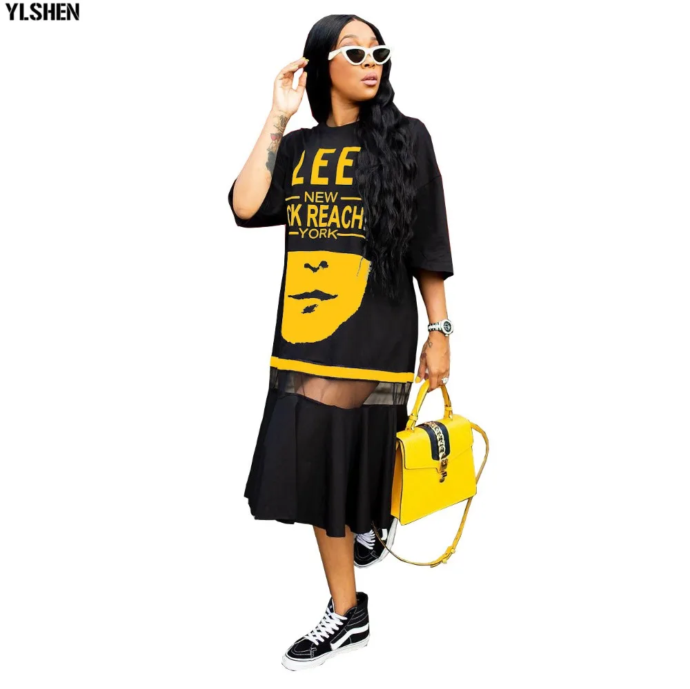 African Dresses For Women African Clothes Africa Dress Print Mesh Patchwork Dashiki Clothing Ankara Plus Size Africa Woman Dress 10